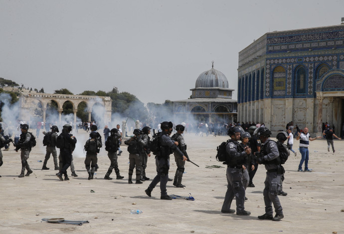 מהומות בהר הבית (צילום:  ג'מאל עוואד, פלאש 90)