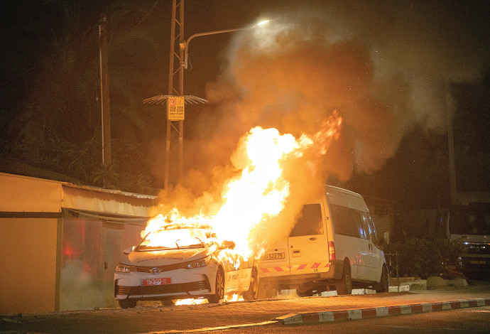 המהומות בלוד (צילום:  יוסי אלוני, פלאש 90)