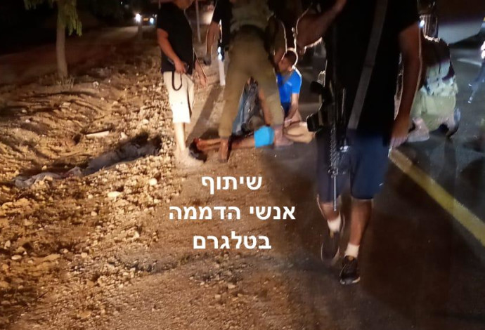 החשוד שנעצר במועצה האזורית אשכול (צילום:  אנשי הדממה)