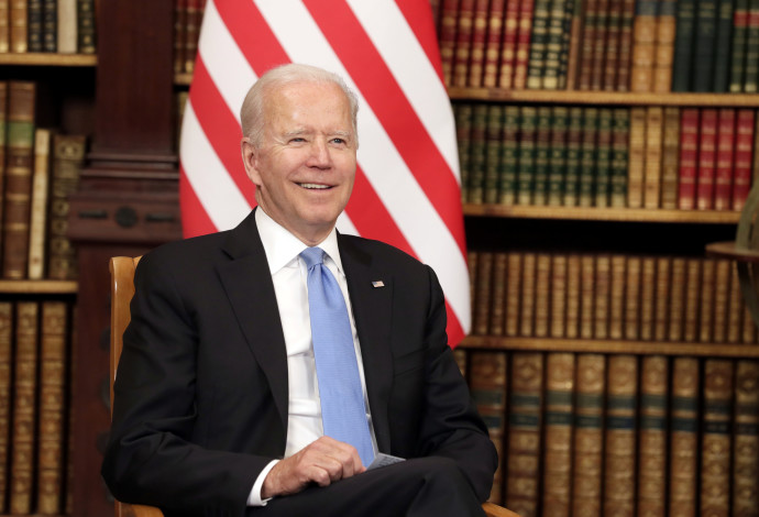 נשיא ארצות הברית ג'ו ביידן (צילום:  Sputnik/Mikhail Metzel/Pool via REUTERS)