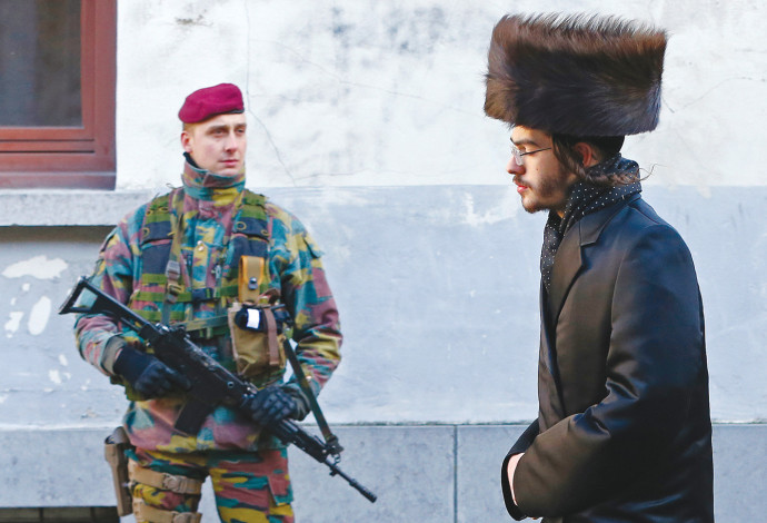 חייל בבלגיה (צילום:  רויטרס)