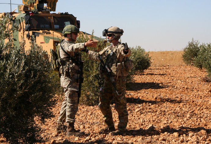 כוחות אמריקאיים בסוריה, ארכיון (צילום:  רויטרס)