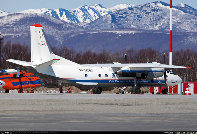 מטוס רוסי מדגם אנטונוב-26, ארכיון (צילום:  Russia's Emergencies Ministry/Handout via REUTERS)