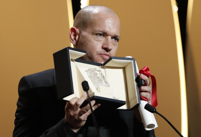 נדב לפיד, במאי "הברך", זוכה בפרס חבר השופטים בפסטיבל קאן (צילום:  REUTERS/Johanna Geron)