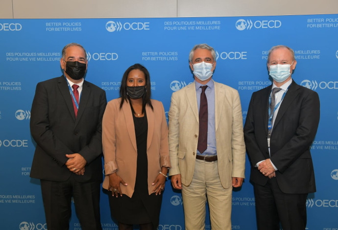 שרת העלייה והקליטה פנינה תמנו שטה בארגון ה-OECD בפריז (צילום:  נתן וייל, לע"מ)