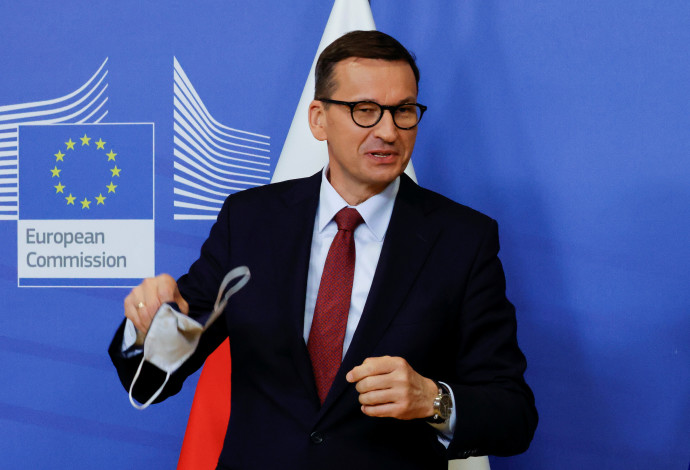ראש ממשלת פולין, מטאוש מורבייצקי (צילום:  REUTERS/Pascal Rossignol/Pool)