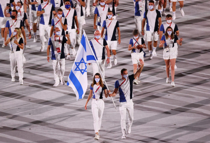 המשלחת הישראלית באולימפיאדה (צילום:  REUTERS/Mike Blake)