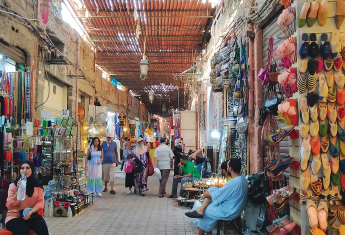 השוק במרקש, מרוקו (צילום:  אילנה שטוטלנד)