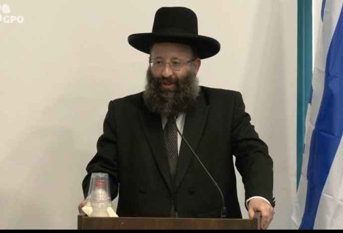 הרב שמואל רבינוביץ בוועדת החקירה לאסון מירון (צילום:  צילום מסך לע"מ)