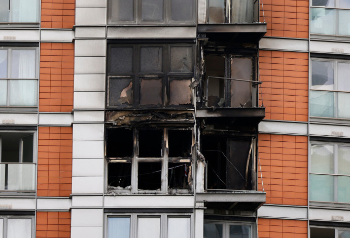 בניין נשרף, אילוסטרציה (צילום:  Getty images)