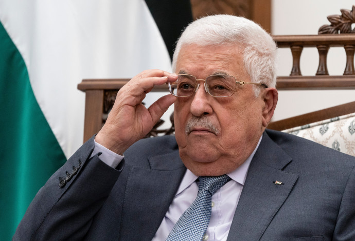 נשיא הרשות הפלסטינית, מחמוד עבאס (צילום:  Alex Brandon/Pool via REUTERS)