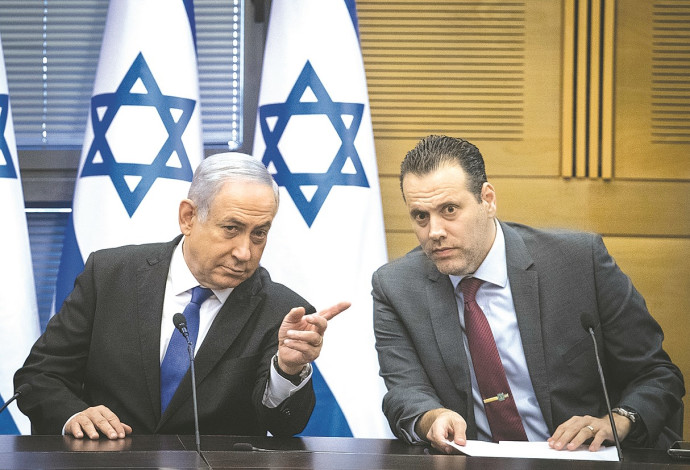 מיקי זוהר עם נתניהו (צילום:  הדס פרוש, פלאש 90)