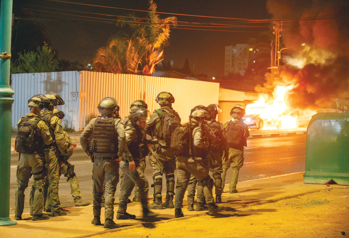 מהומות בלוד (צילום:  יוסי אלוני, פלאש 90)