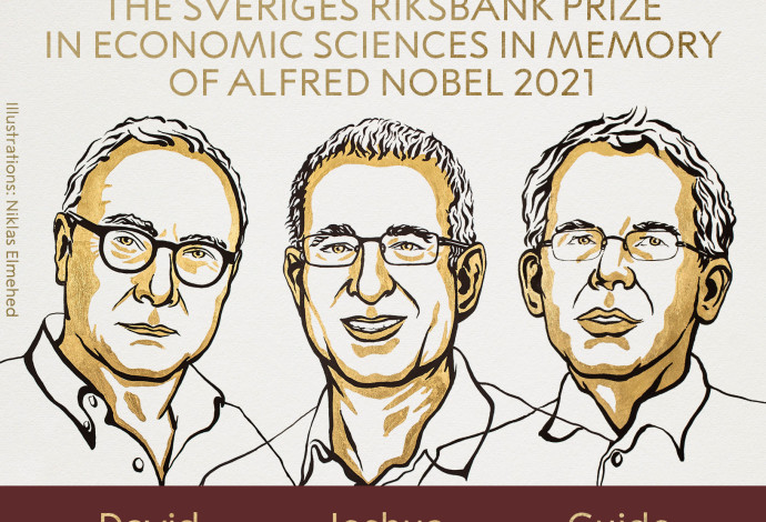 זוכי פרס נובל בכלכלה 2021 (צילום:  אתר הוועידה לפרס נובל)