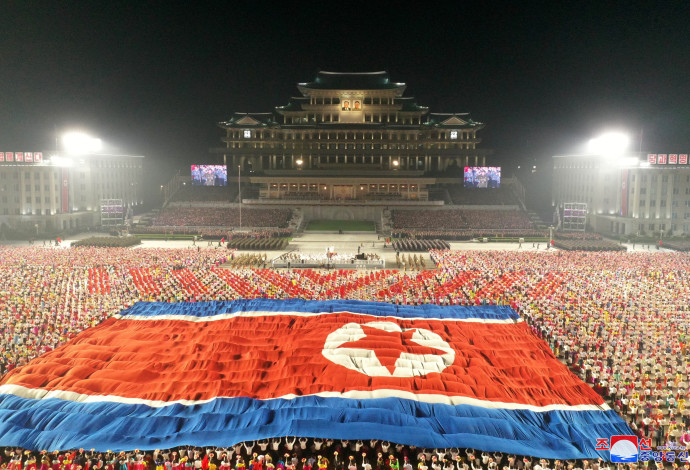 צפון קוריאה (צילום:  KCNA via REUTERS)