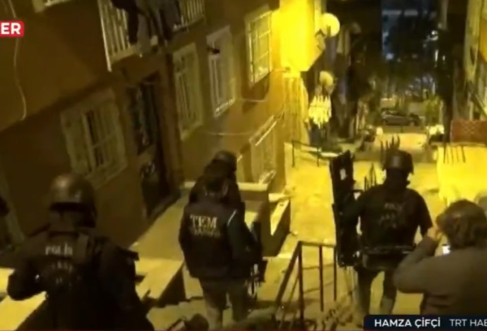 מעצר "רשת הריגול" בטורקיה (צילום:  צילום מסך)