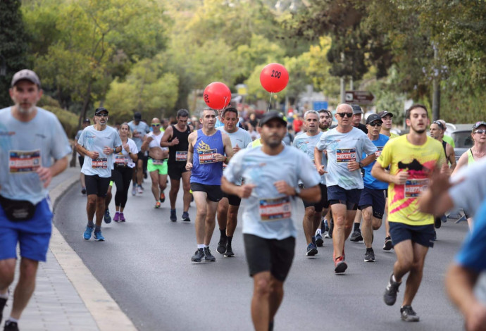 מרתון ירושלים (צילום:  מרק ישראל סלם)