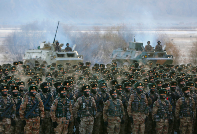 צבא סין (צילום:  STR/AFP via Getty Images)