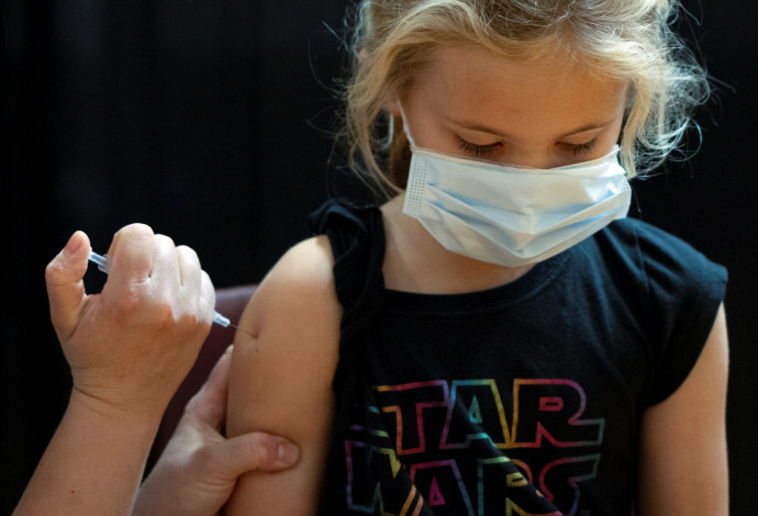חיסון ילדים לקורונה (צילום:  רויטרס)