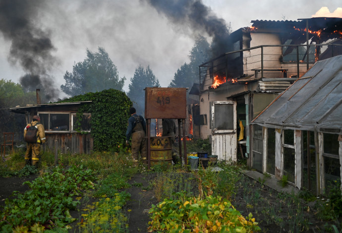 בית נשרף, אילוסטרציה (צילום:  רויטרס)