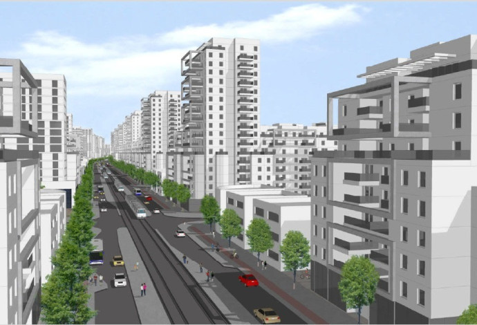 הדמיית השכונה החדשה (צילום:  המשרד לפיתוח הפריפריה, הנגב והגליל)