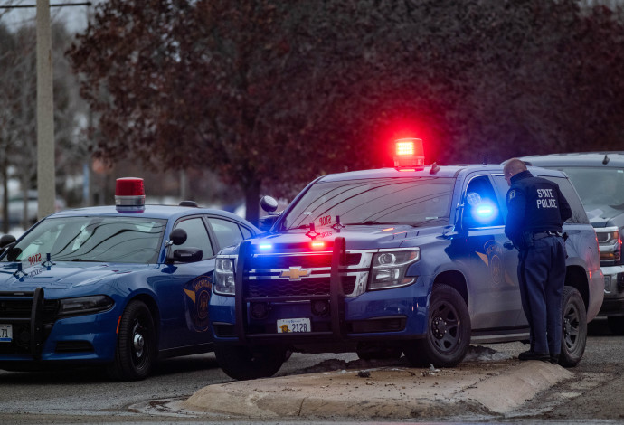 משטרת ארה"ב, אילוסטרציה (צילום:  REUTERS/Seth Herald)