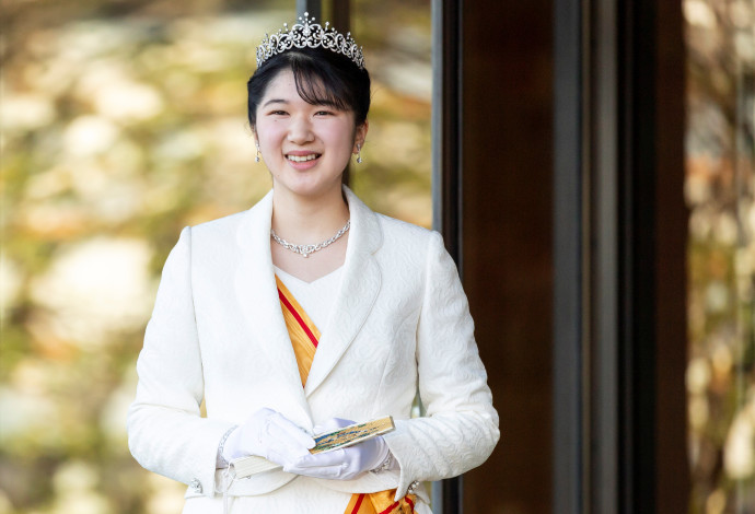 הנסיכה אייקו בארמון המלכותי בטוקיו (צילום:  Yuichi Yamazaki/Pool via REUTERS)