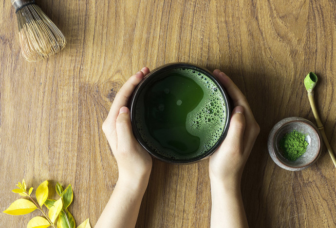 הכירו את המאצ'ה. 100% אבקת תה ירוק יפני מסורתי (צילום:  יחצ חול)