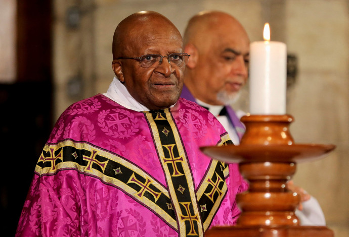 הארכיבישוף דזמונד טוטו (צילום:  REUTERS/Sumaya Hisham)