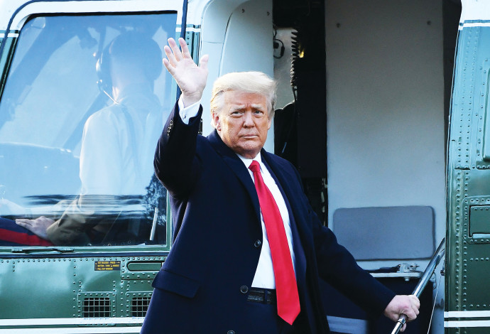תמונות השנה: טראמפ עוזב (צילום:  Getty images)