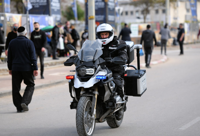 אופנוע משטרה (צילום:  דוברות המשטרה)