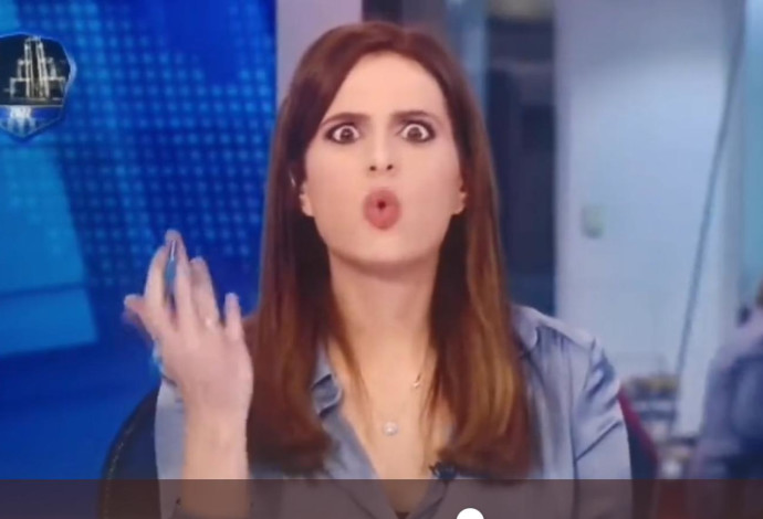 דפנה ליאל מתעצבנת בשידור (צילום:  צילום מסך חדשות 12)