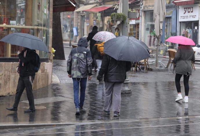 מזג אוויר גשום (צילום:  מרק ישראל סלם)