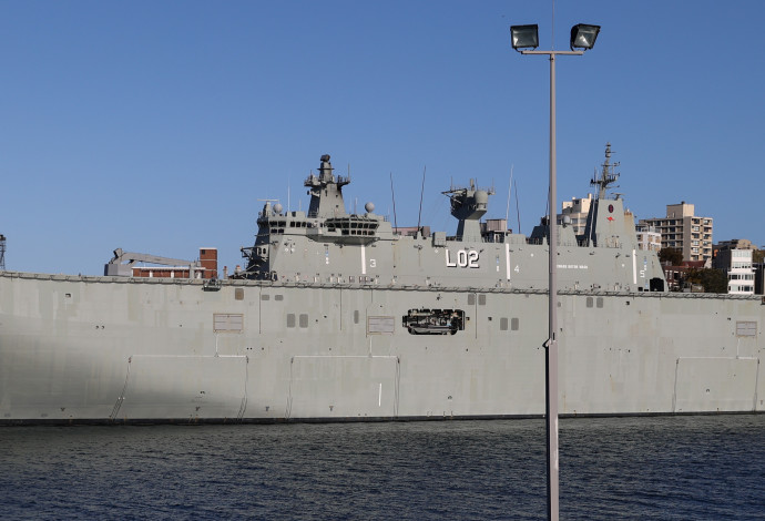 ספינה של הצי האוסטרלי (צילום:  רויטרס)