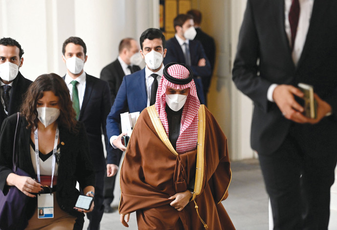 שר החוץ של סעודיה, פייסל בן פרחאן, בוועידת הביטחון במינכן (צילום:  רויטרס)