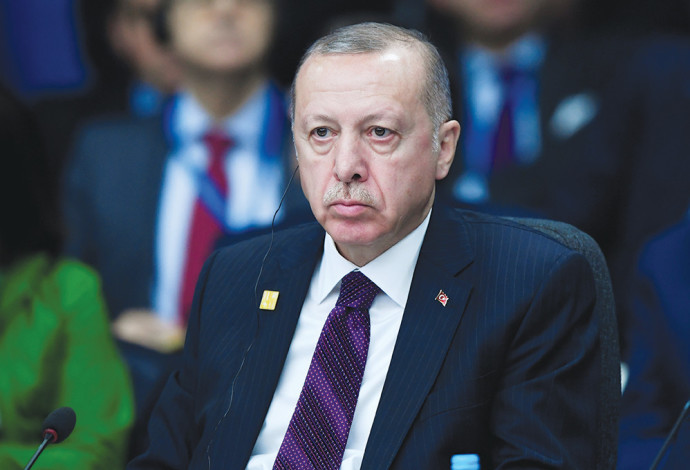 נשיא טורקיה, רג'פ טייפ ארדואן (צילום:  רויטרס)