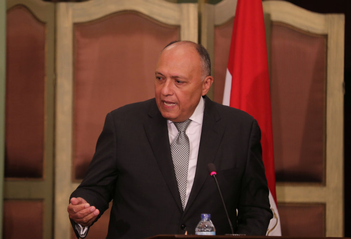 שר החוץ המצרי סאמח שוכרי (צילום:  רויטרס)