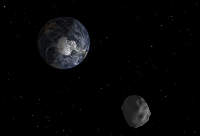 אסטרואיד מתקרב לכדור הארץ, אילוסטרציה (צילום:  רויטרס)