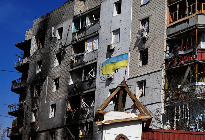 הרס בבורודיאנקה, אוקראינה (צילום:  REUTERS/Zohra Bensemra)