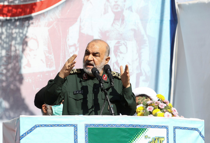 מפקד משמרות המהפכה של איראן, חוסיין סלאמי (צילום:  רויטרס)
