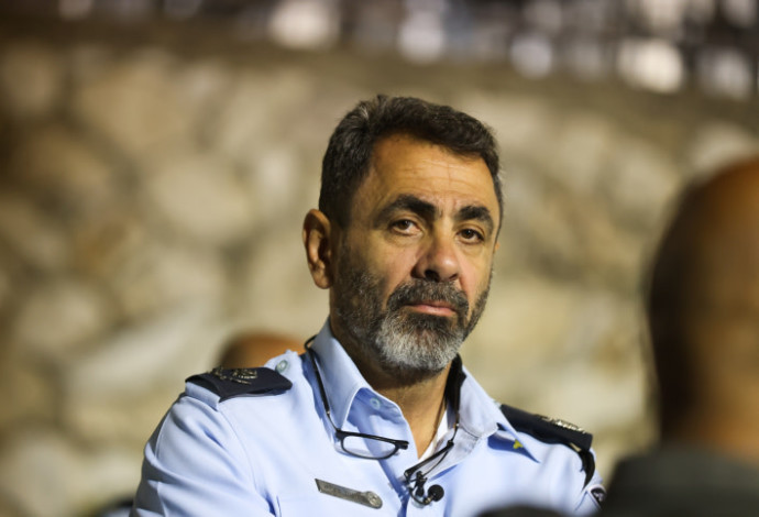 מפקד מחוז צפון במשטרה שמעון לביא (צילום:  דוד כהן, פלאש 90)