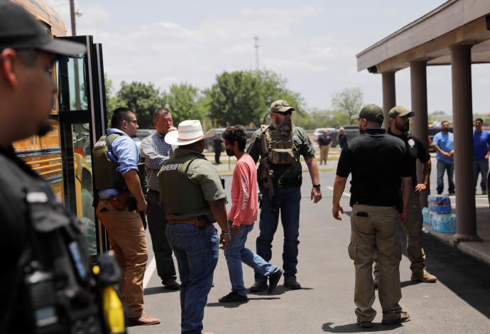 אירוע ירי בבית ספר יסודי בטקסס, ארצות הברית (צילום:  רויטרס)