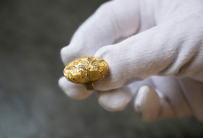 טבעת זהב בת 3,000 שנה הוחזרה למיקומה המקורי במוזיאון (צילום:  רויטרס)