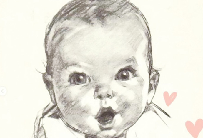התינוקת אן טרנר קוק שהפכה לסמל האייקוני של גרבר (צילום:  צילום מסך אינסטגרם)