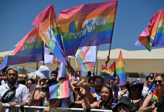 מצעד הגאווה בתל אביב (צילום:  אלעד גוטמן)