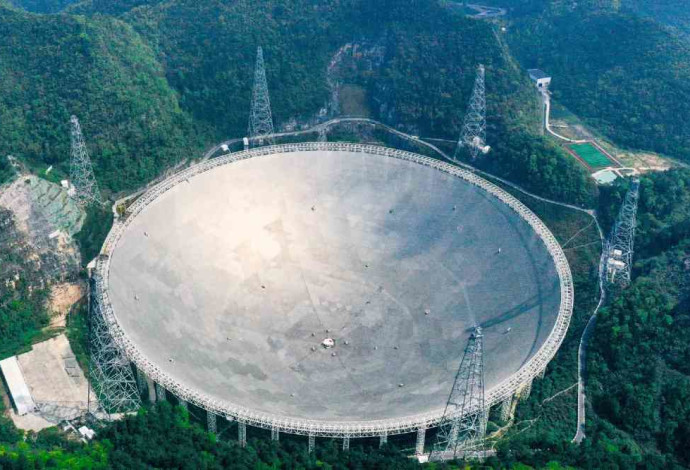 אותות מהחלל נתפסו בטלסקופ "Sky Eye" (צילום:  EDNewsChina)