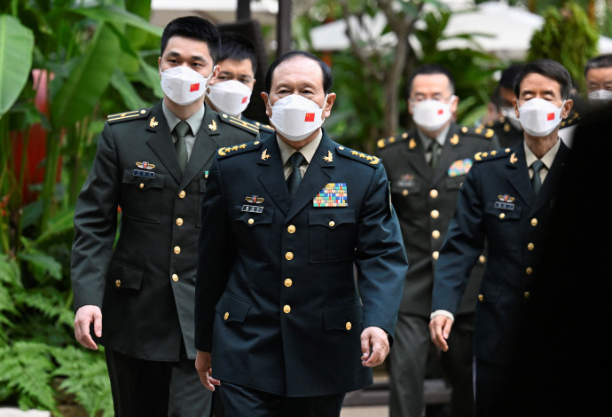 שר ההגנה הסיני, ווי פנגה (צילום:  REUTERS/Caroline Chia)