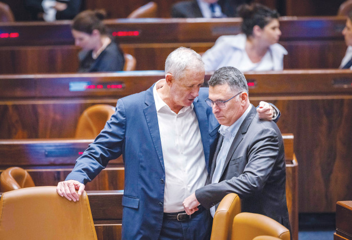 גדעון סער ובני גנץ