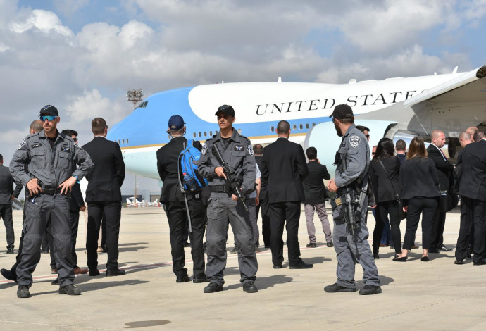 הכנות המשטרה לביקורו של נשיא ארה"ב ג'ו ביידן (צילום:  דוברות המשטרה)