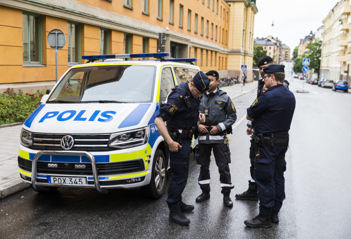 כוחות המשטרה בשבדיה (צילום:  gettyimages)